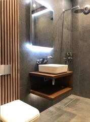 Bathroom lighting, bathroom refurbishment, Thomson Properties, Surrey and Sussex