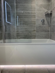 Under bath panel lighting, complete bathroom refurbishment, Thomson Properties