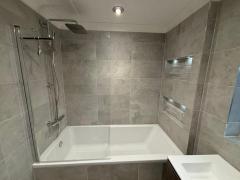Double niche shower room bathroom fitting Surrey Sussex Thomson Properties