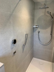 New shower area as part of a complete bathroom refurbishment by Thomson Properties