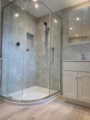 New shower room, fitted by Thomson Properties
