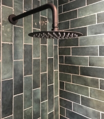 Shower area metro tiling, bathroom refurbishment, Thomson Properties