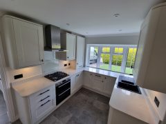 Shaker style kitchen installation Surrey Thomson Properties