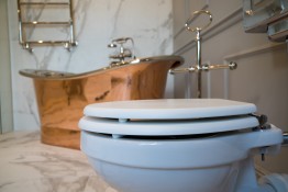 Traditional style luxury bathroom refurbishment, Thomson Properties