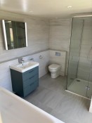 New bathroom installation, neutral colour scheme, Thomson Properties, Kitchen & Bathroom refurbishment specialists