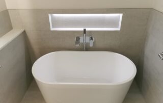 Freestanding luxury bath family bathroom installer Surrey and Sussex - Thomson Properties