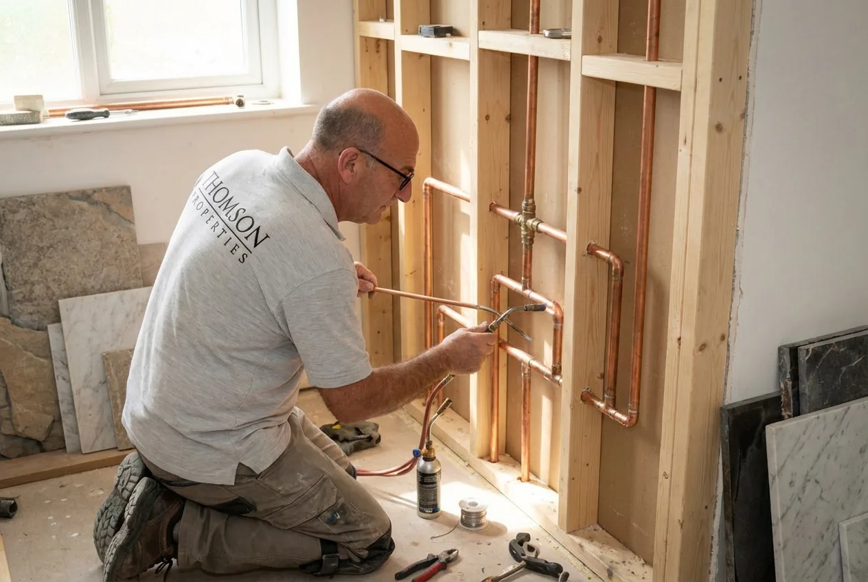 A significant portion of your investment goes into the 'unseen' quality behind the walls, ensuring your bathroom is leak-free for years to come.