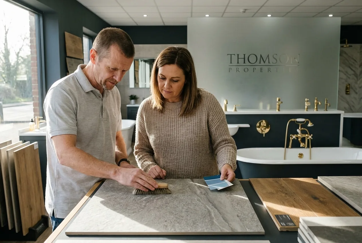 Being able to physically touch and see the product finish in a showroom removes the guesswork and disappointment often found with online purchases.