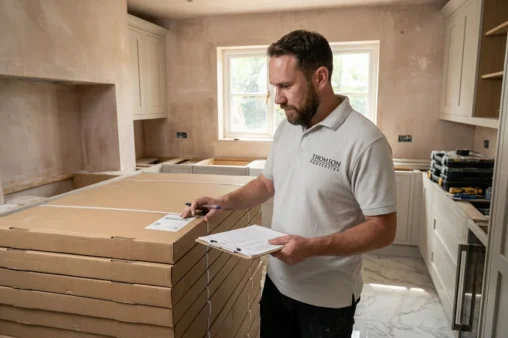What happens if a kitchen order arrives damaged or with missing items?