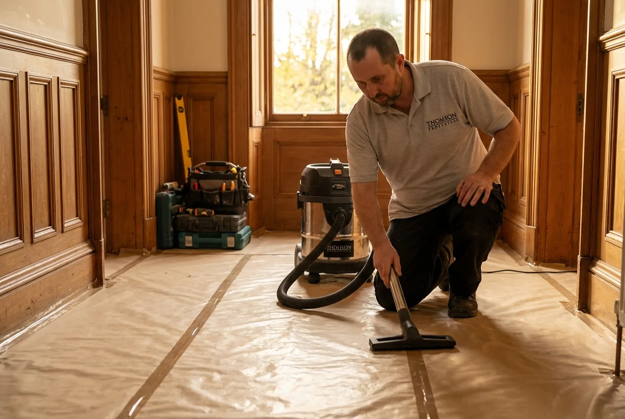 Our daily 'cleaner than we found it' protocol ensures your home remains a sanctuary, even during a renovation.