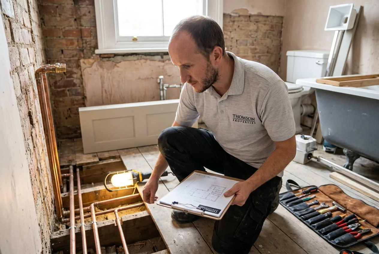 Unforeseen issues like rotten joists can happen in older properties, but a professional team will identify them, explain the solution, and agree costs before proceeding.
