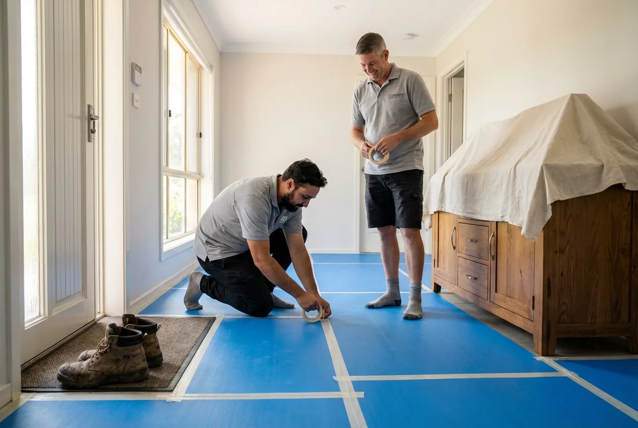 We treat your home as a sanctuary, ensuring strict dust protection and a daily deep clean so you never feel like you're living on a building site.