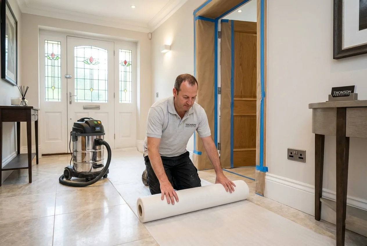 We treat your home as your sanctuary, ensuring it is protected and kept clean throughout the project.