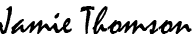 Jamie Thomson signature